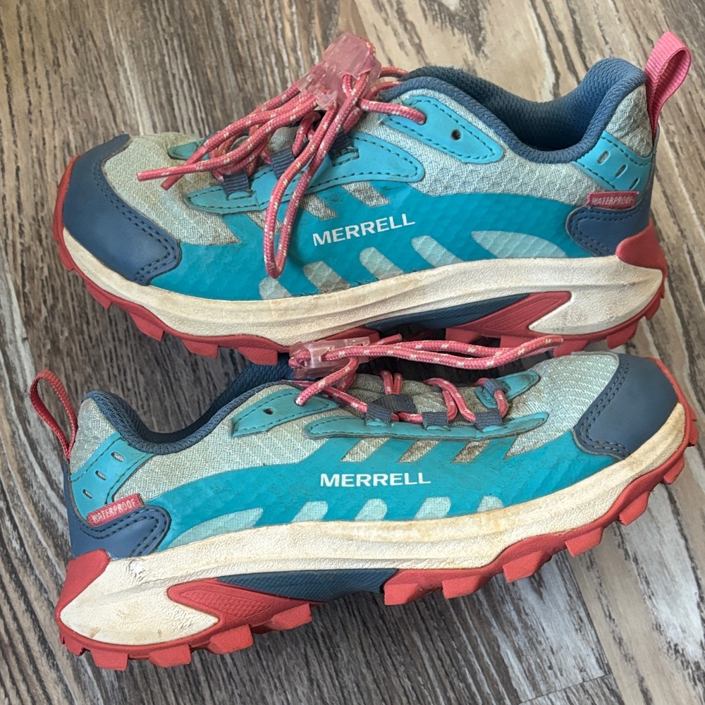 Merrell Kids' Teal and Pink Sneakers
